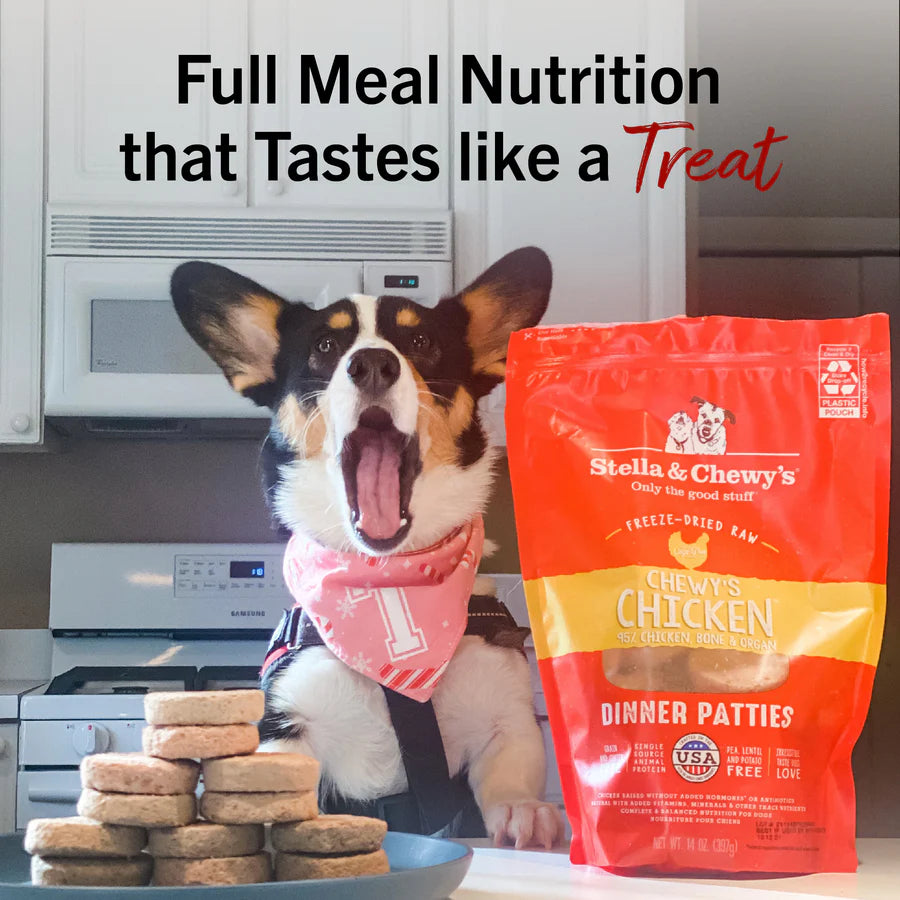 Stella & Chewy's Dog FD Chewy's Chicken Patties