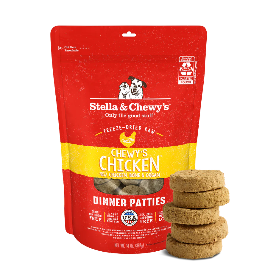 Stella & Chewy's Dog FD Chewy's Chicken Patties