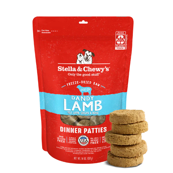 Stella & Chewy's Dog FD Dandy Lamb Patties