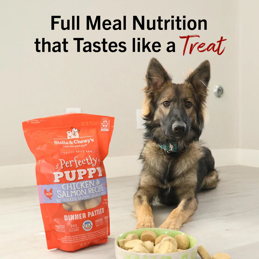Stella & Chewy's Dog FD Perfectly Puppy Chicken & Salmon Patties - 14oz
