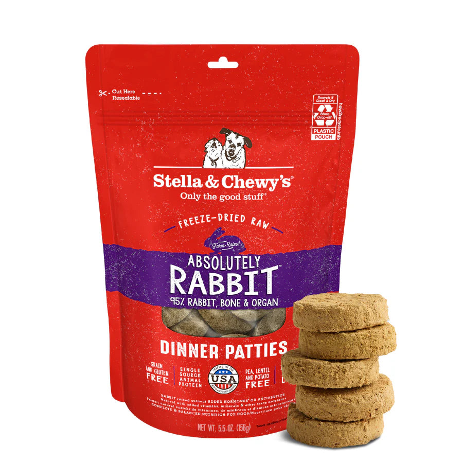 Stella & Chewy's Dog FD Absolutely Rabbit Patties