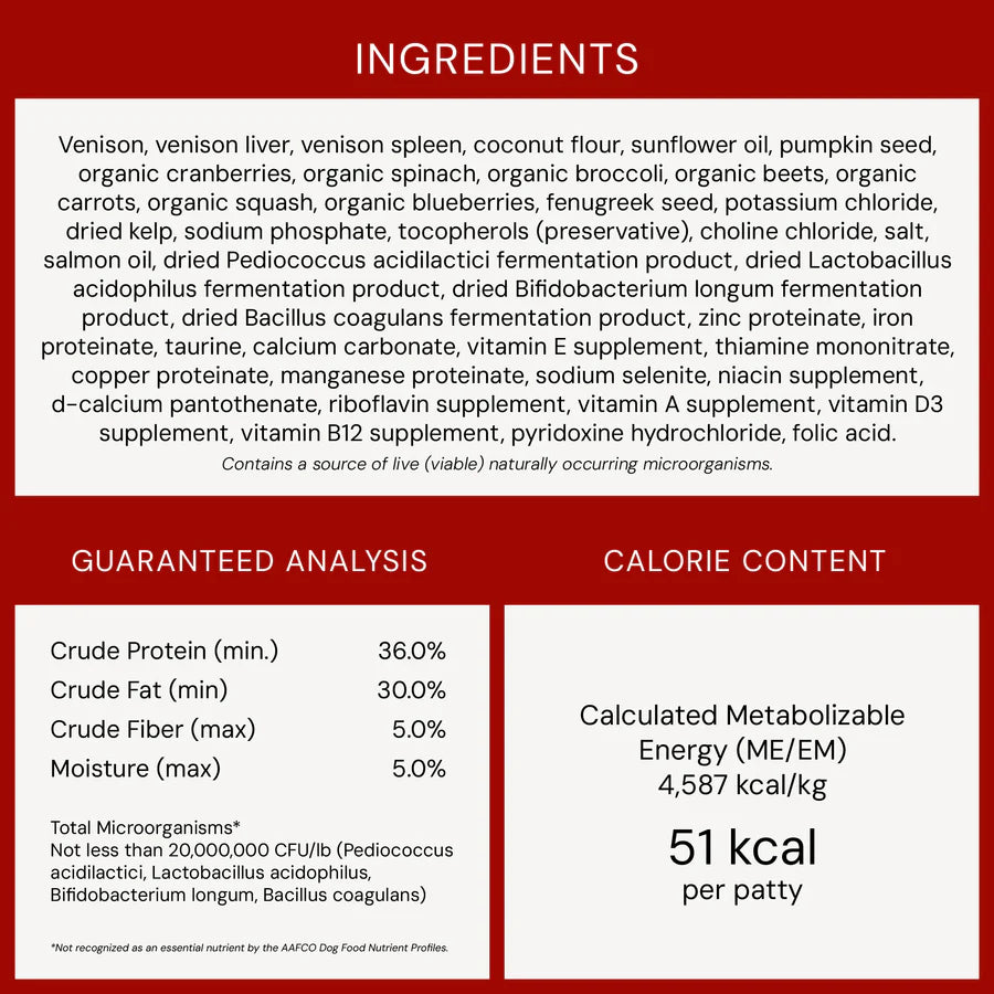 Stella & Chewy's Dog Freeze Dried Simply Venison Dinner