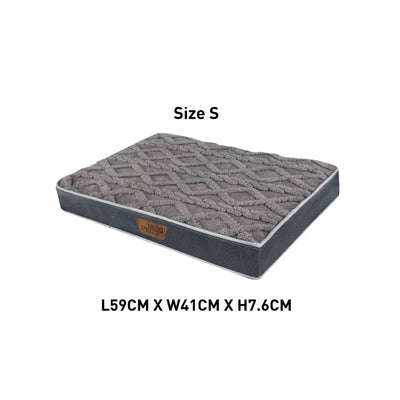 GiGwi Place Gray Soft Flat Mat Pet Bed - Small