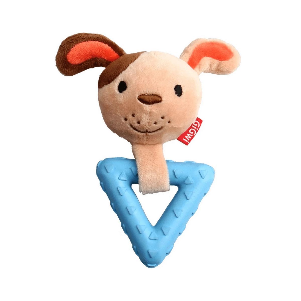 GiGwi Suppa Puppa Dog with Squeaker inside - Plush/TPR (Small)