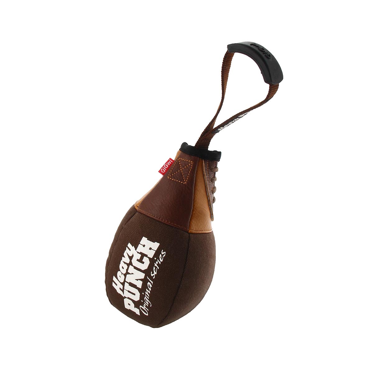 GiGwi Heavy Punch Boxing Pear With Squeaker Canvas / Leatherette / Rubber (Large)