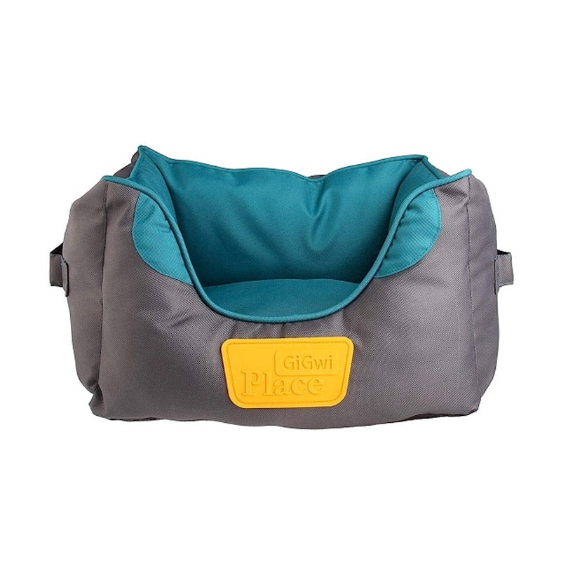 Gigwi Place Soft Bed Canvas TPR (Green & Gray) - Medium
