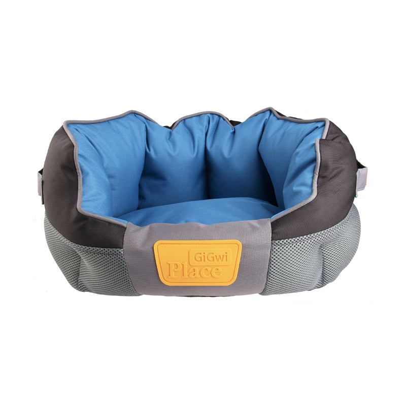 Gigwi Place Soft Bed Canvas TPR (Blue & Black) - Large