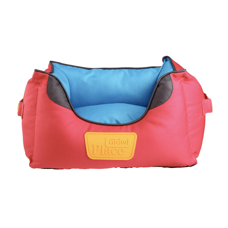 Gigwi Place Soft Bed Canvas TPR (Red & Blue) - Medium