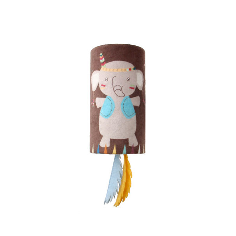 Happy Indian Melody TubeElephant   with Feather & Sound Chip