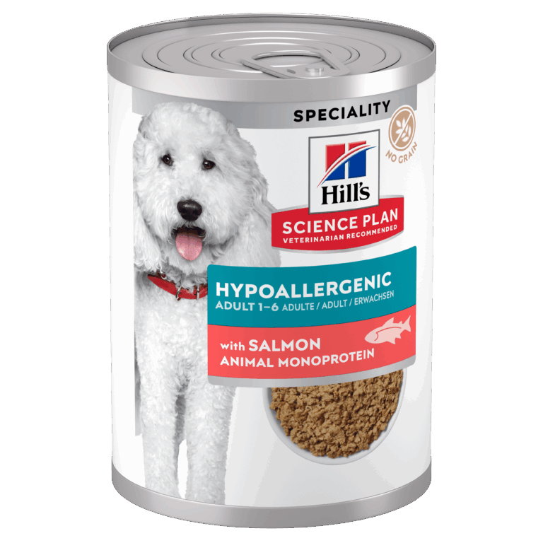 Hill’s Science Plan Hypoallergenic Adult Dry wet Food with Salmon