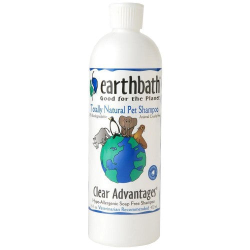 Earthbath Hypoallergenic Soap Free Shampoo Fragrance Free 16oz