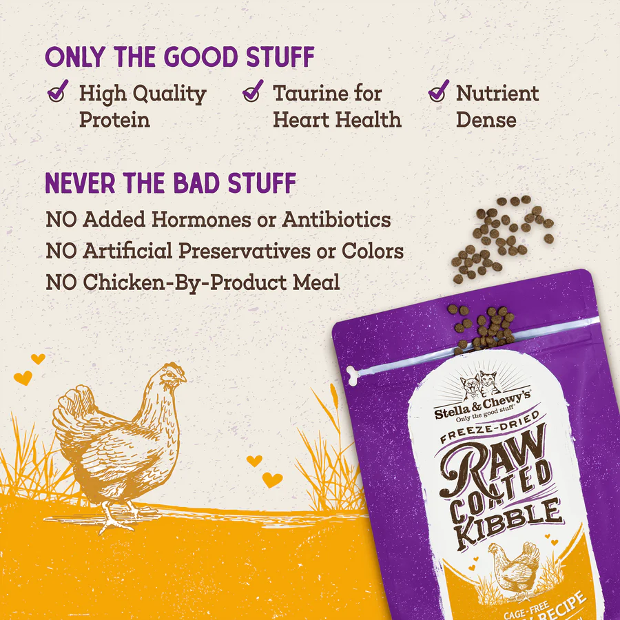 Stella & Chewy's Cat-Raw Coated Kibble Chicken