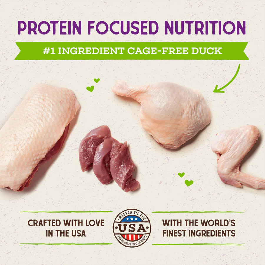 Stella & Chewy's Baked Kibble for Cats - Raw Coated Cage-Free Duck Recipe