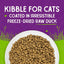 Stella & Chewy's Baked Kibble for Cats - Raw Coated Cage-Free Duck Recipe