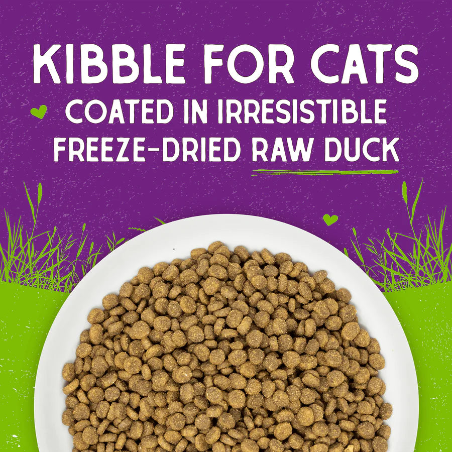 Stella & Chewy's Baked Kibble for Cats - Raw Coated Cage-Free Duck Recipe