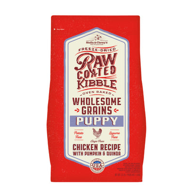Stella & Chewy’s Raw Coated Wholesome Grains Puppy Cage-Free Chicken Recipe with Pumpkin & Quinoa