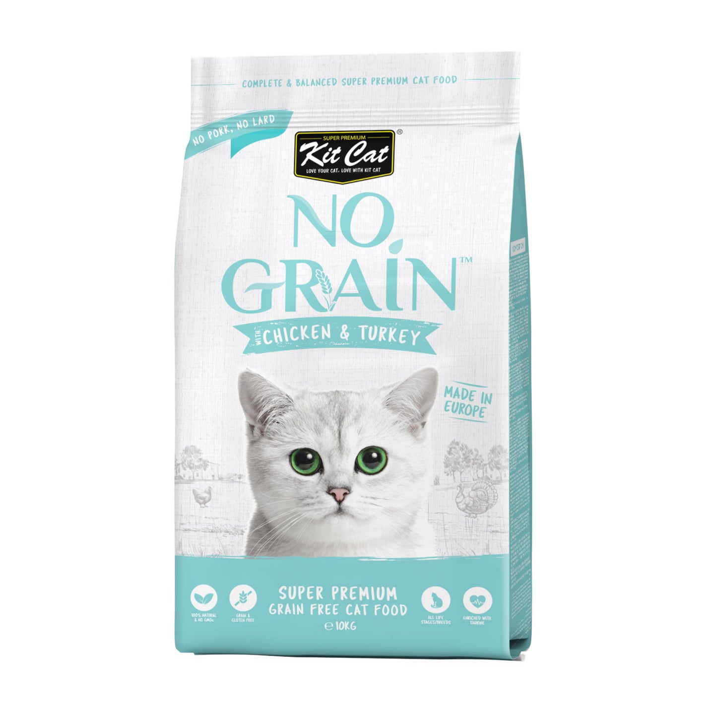 Kit Cat No Grain With Chicken And Turkey Cat Dry Food