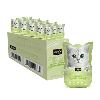 Kit Cat Petite Pouch 70g  Chicken & Whitefish