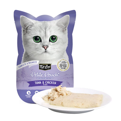 Kit Cat Petite Pouch 70g  Tuna & Chicken