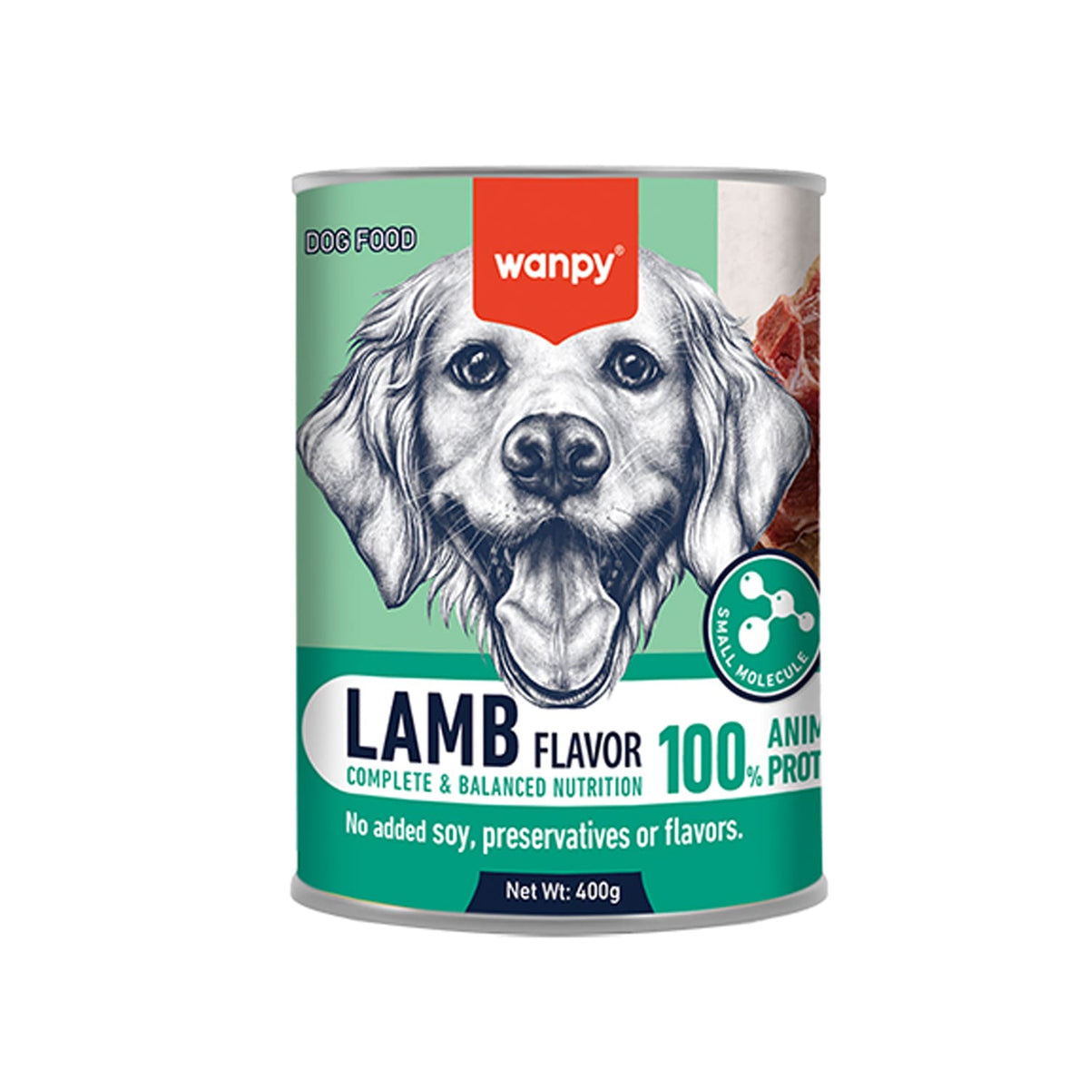 Wanpy Complete Pâté Canned Food for Dogs (Lamb) - 400g
