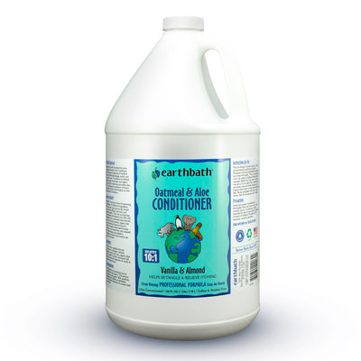 Earthbath Oatmeal & Aloe Conditioner - Vanilla & Almond, Made in USA, 128 oz (1 Gallon )