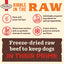 Primal Canine Beef Kibble in the Raw
