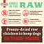 Primal Canine Chicken Kibble in the Raw