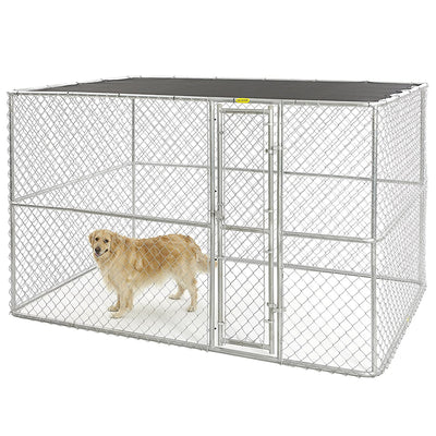K9 Steel Chain Link Portable Kennel
