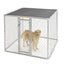 Mid West K9 Steel Chain Link Portable Kennel for Dogs