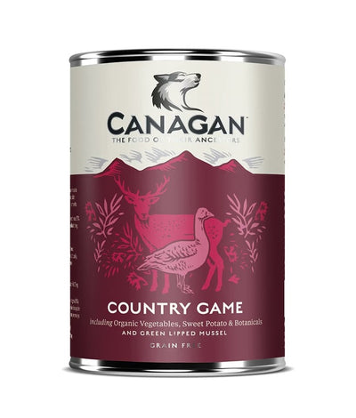Canagan Country Game Wet Dog Food 400g Tin