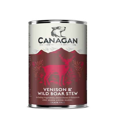 Canagan Venison & Wild Boar Stew Wet Dog Food 400g
