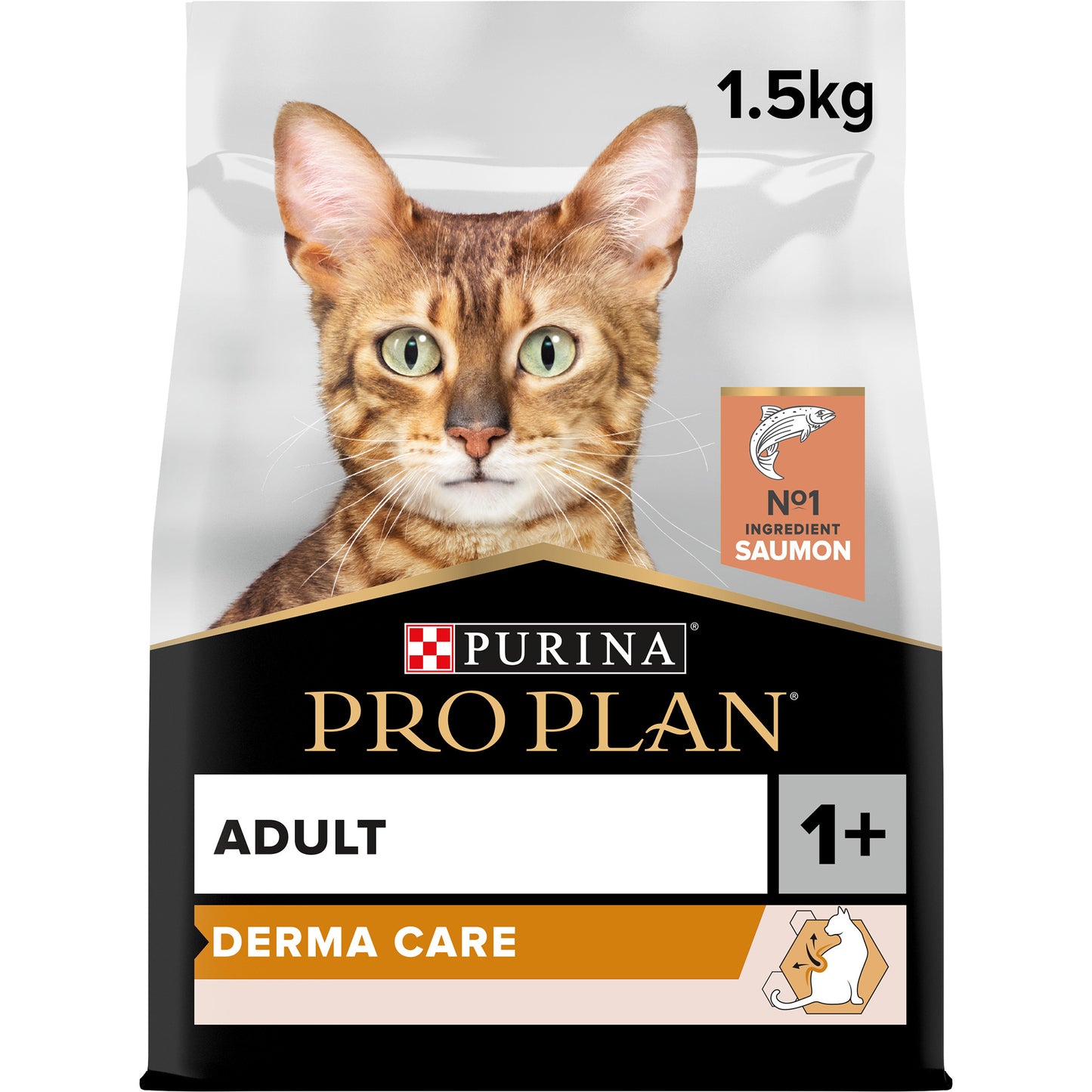 Purina Pro Plan Adult Derma Care Dry Cat Food with Salmon 1.5 kg