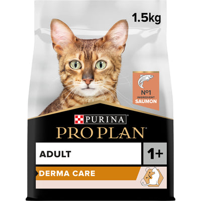 Purina Pro Plan Adult Derma Care Dry Cat Food with Salmon 1.5 kg