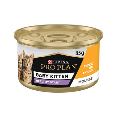 Purina Pro Plan Healthy Start Baby Kitten Mousse with Chicken Wet Cat Food 85g