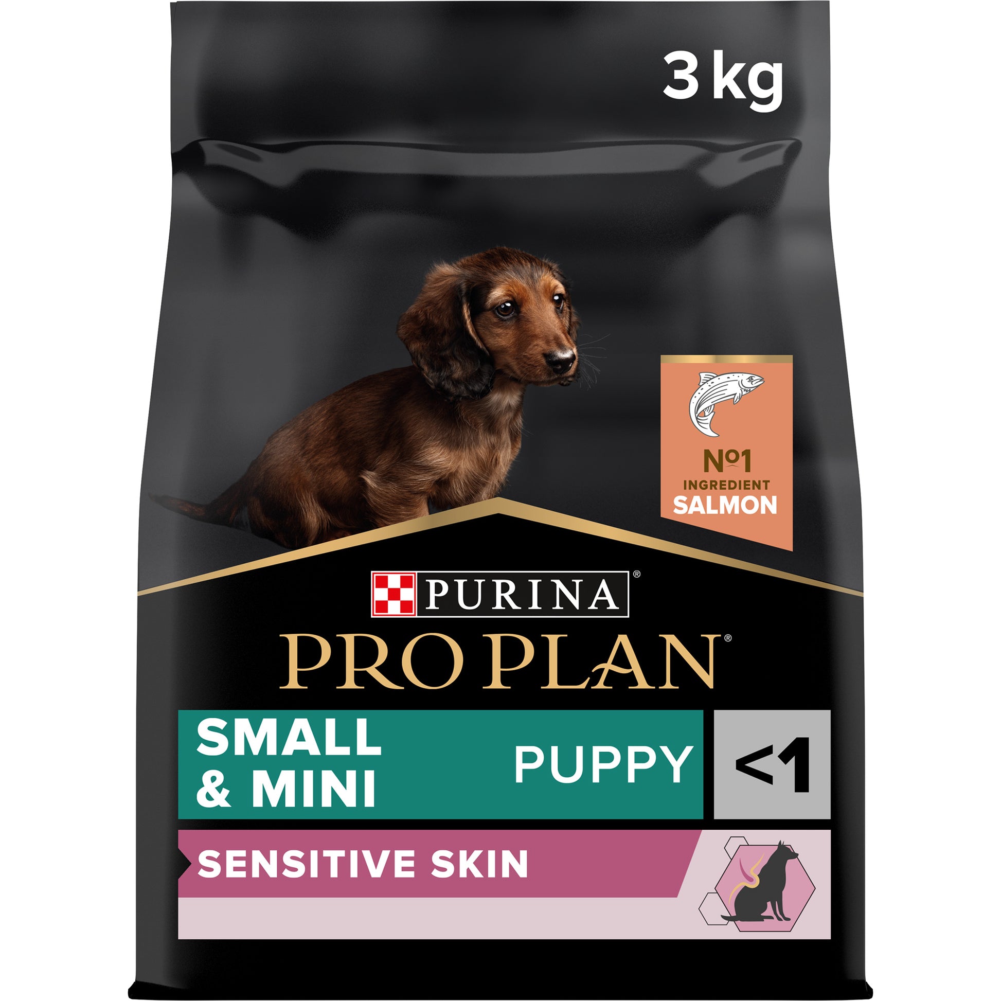 Purina Pro Plan Sensitive Skin Dry Dog food with Salmon for Small and Mini Puppy 3 kg