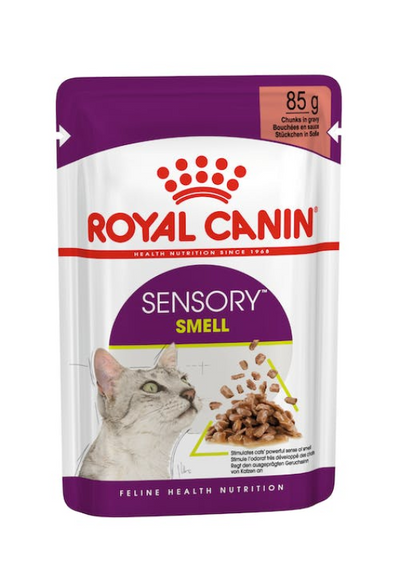 Royal Canin Feline Health Nutrition Sensory Smell Gravy (Cat Wet Food - Pouches)