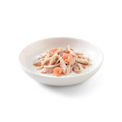 Schesir Cat Pouch-Wet Food Tuna with Chicken with Shrimps-