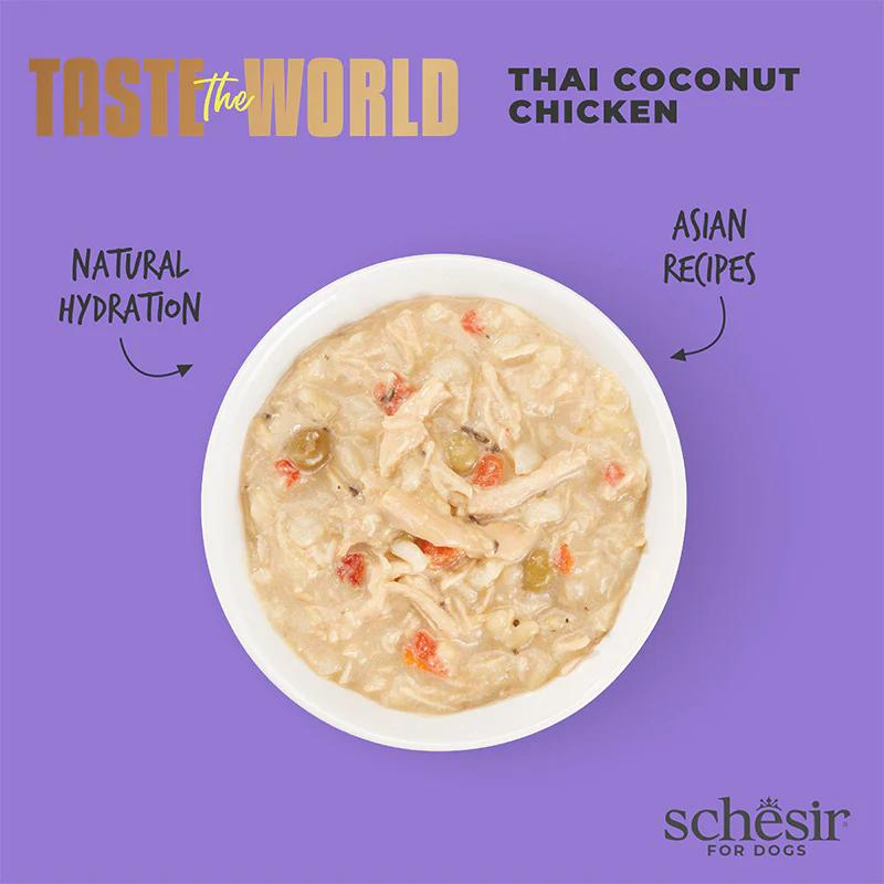 Schesir Taste The World Dog Wholefood - Thai Coconut Chicken 150g