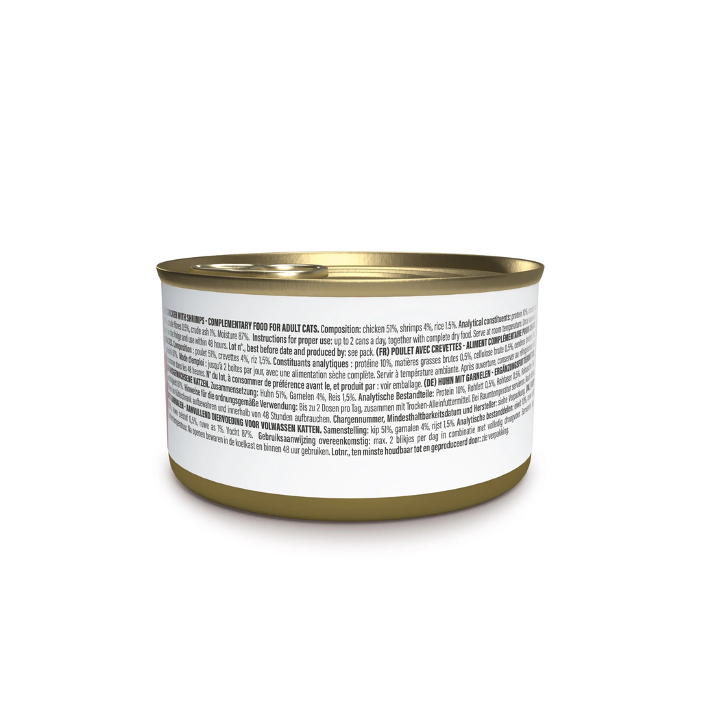 Schesir Wet Cat Food In Broth Can - Chicken With Shrimp 70g