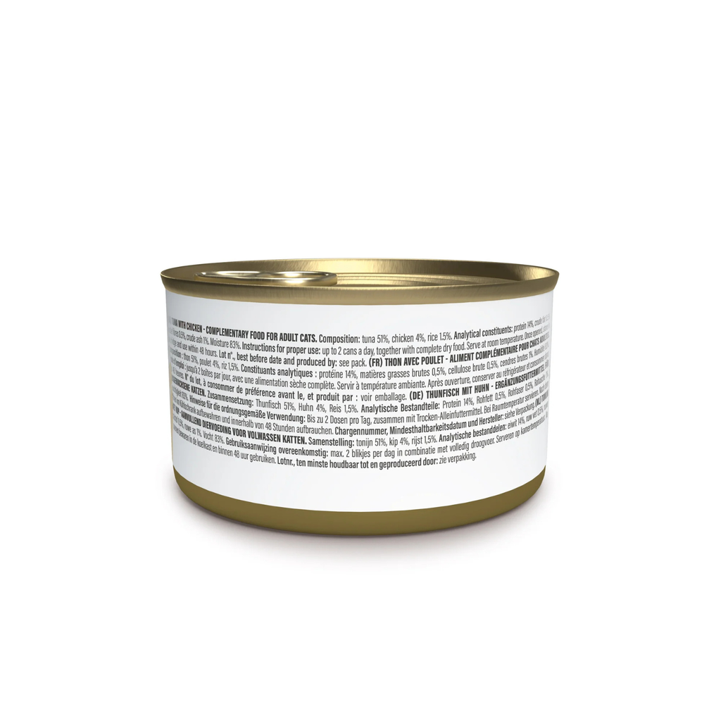 Schesir Wet Cat Food In Broth Can-Tuna With Chicken 70g