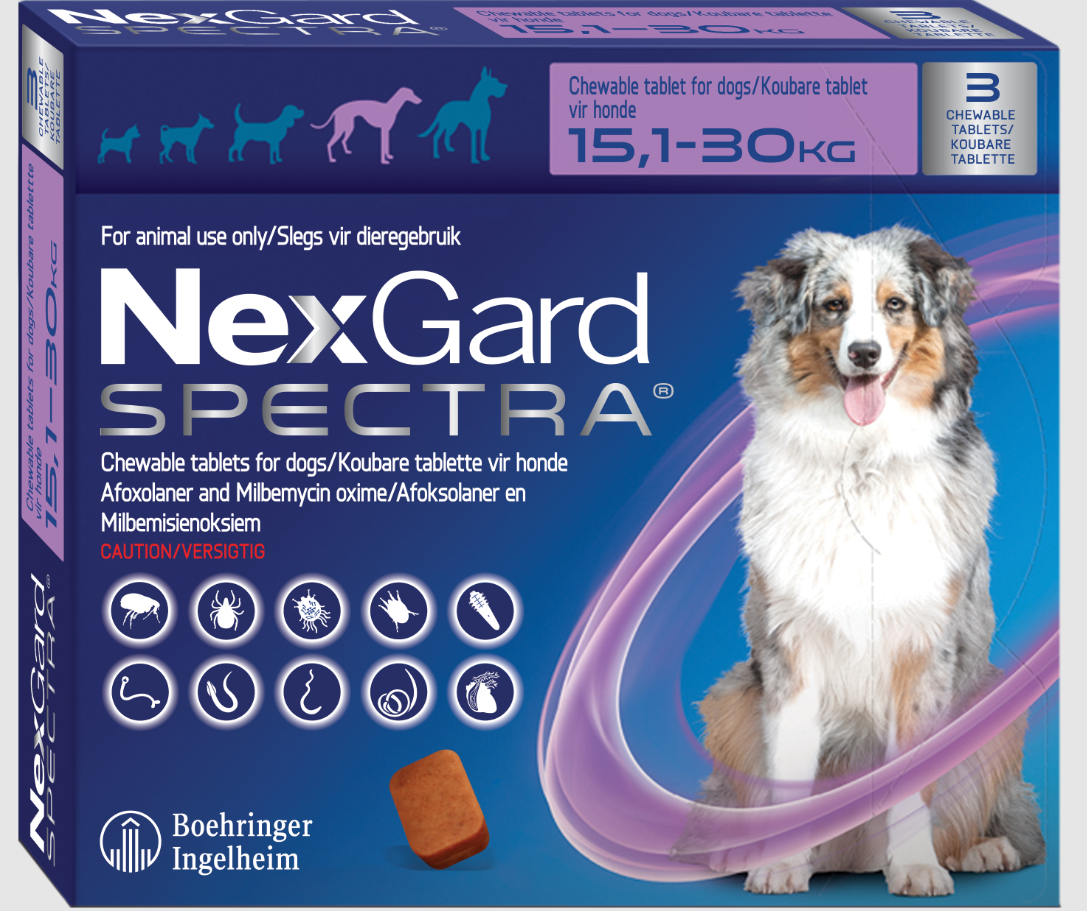 NEXGARD SPECTRA, CHEWABLE TABLETS, L