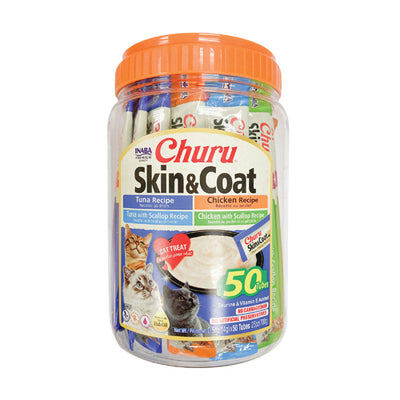 Inaba churu skin & coat variety 50 tubes