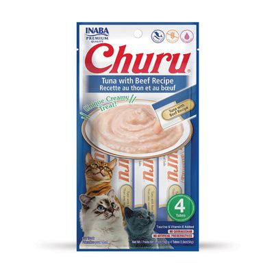 Inaba Churu Tuna with Beef Recipe 4PCS/PK - 56g