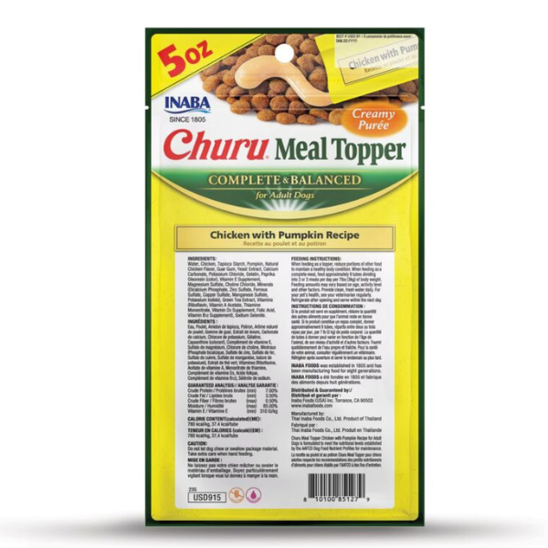 Inaba Dog MEGA Churu Chicken with Pumpkin Recipe