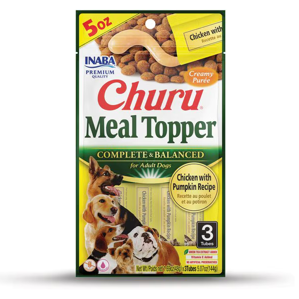 Inaba Dog MEGA Churu Chicken with Pumpkin Recipe