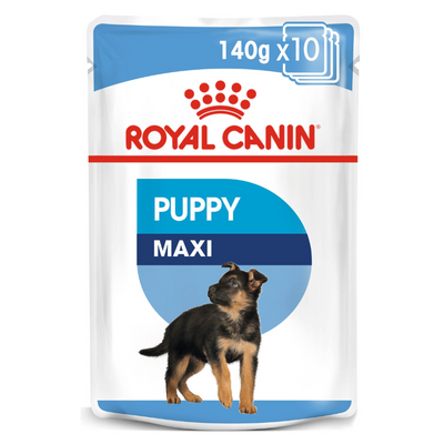 Royal Canin Size Health Nutrition Maxi Puppy (WET FOOD - Pouches) 10 x 140g