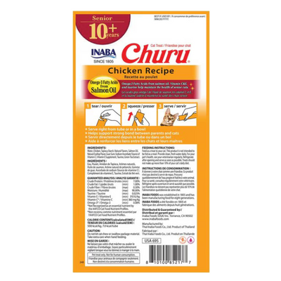 Inaba Churu For Senior Cat Chicken Recipe