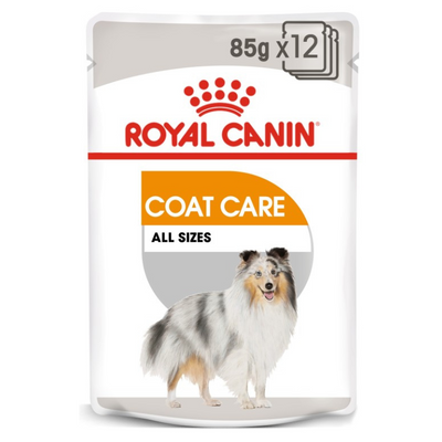 Royal Canin Canine Care Nutrition Coat Care (WET FOOD - Pouches) 12 x 85g