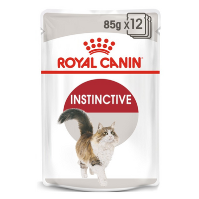 Royal Canin Feline Health Nutrition Instinctive Adult Cats Gravy (WET FOOD - Pouches) 12 x 85g