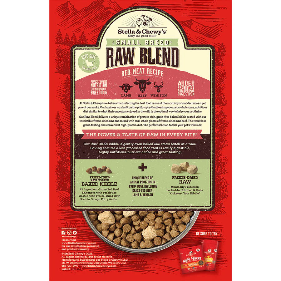 Stella & Chewy's Raw Blend Red Meat Small Breed Recipe